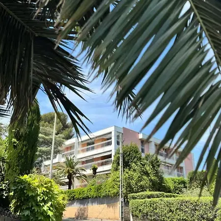 公寓 Les Balcons D'antibes, T3, 4p, Balcons, Pk, A 5 Minutes A Pied 昂蒂布